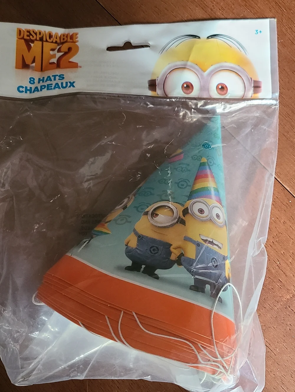 Rainbow Minions Party Package - Despicable Me 2 - Tablecloth Hats Decoration Set